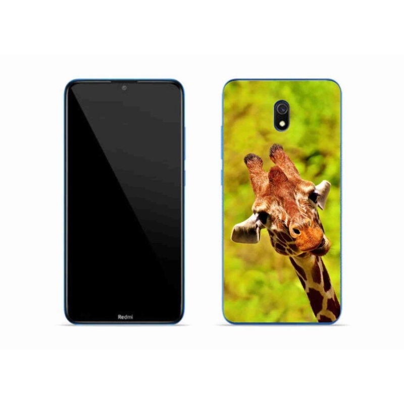 Gél borítás mmCase a Xiaomi Redmi 8A számára - zsiráf