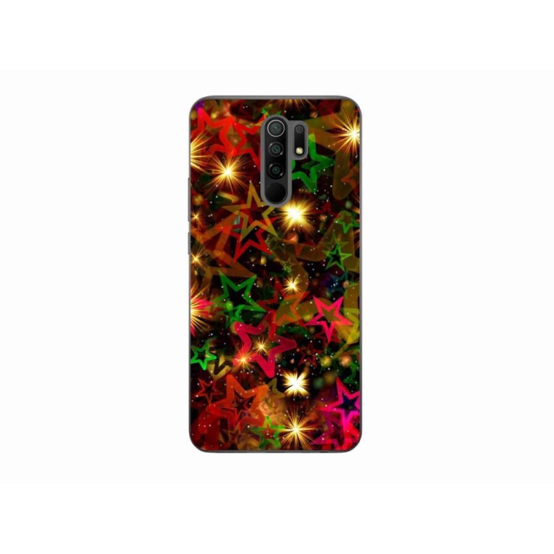 Gél borítás mmCase a Xiaomi Redmi 9-hez - színes csillagok