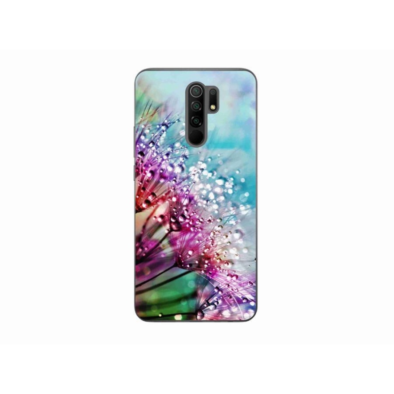 Gél borító mmCase a Xiaomi Redmi 9-hez - színes virágok