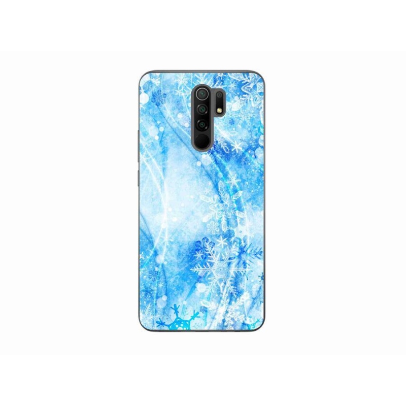 Gél borítás mmCase a Xiaomi Redmi 9-hez - hópelyhek