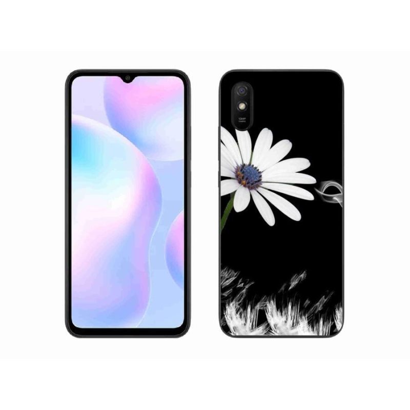 Gél borítás mmCase a Xiaomi Redmi 9A-hoz - fehér virág