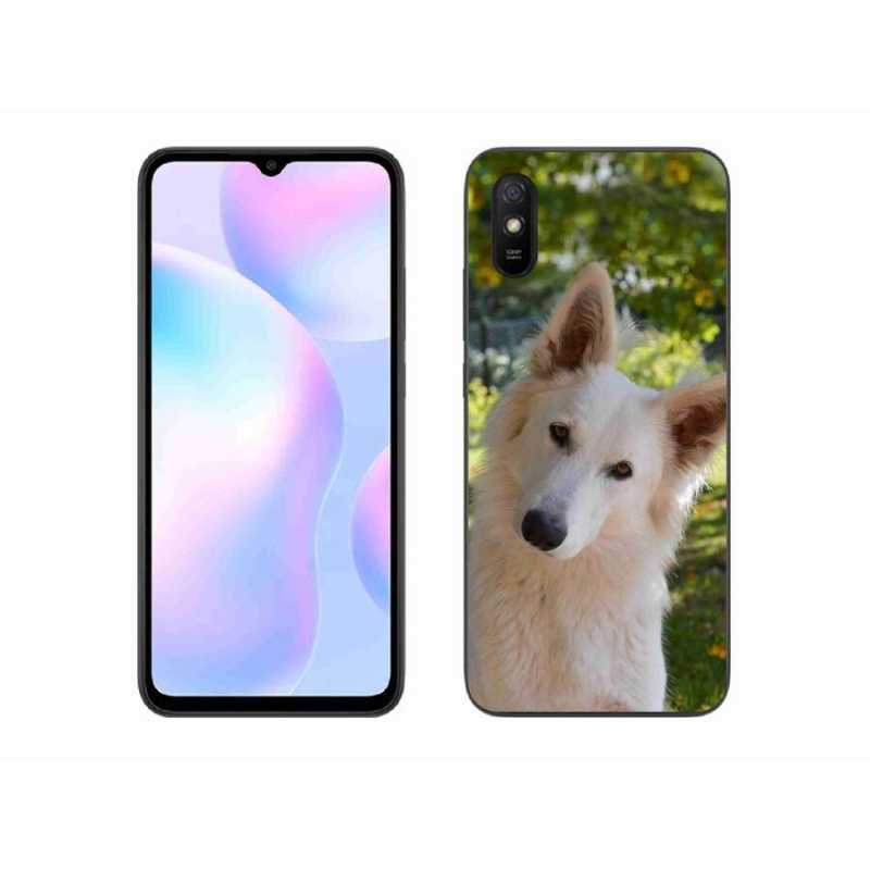 Gél borítás mmCase a Xiaomi Redmi 9A - fehér svájci juhász 1