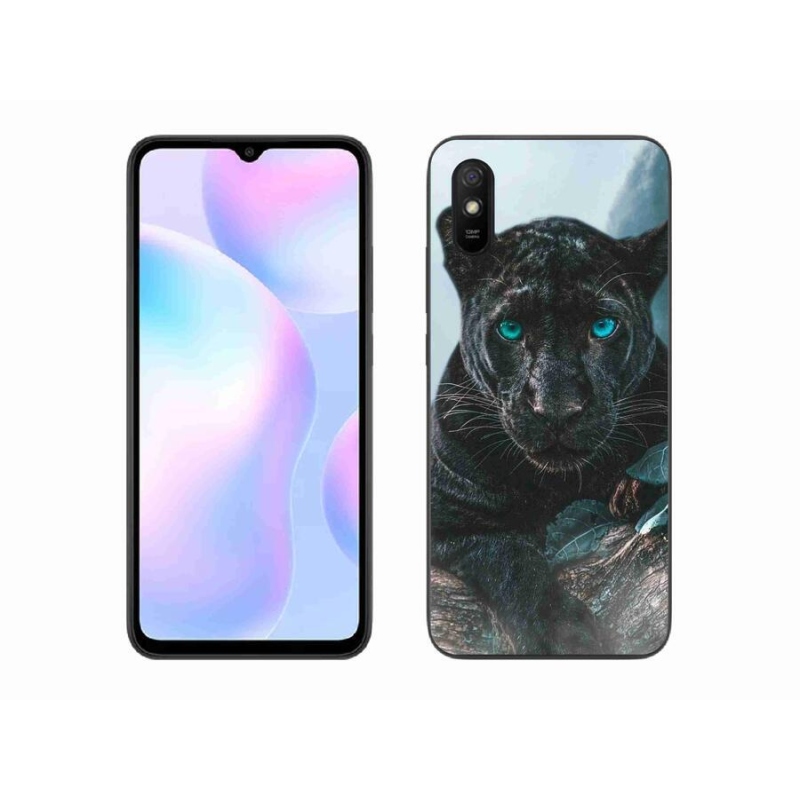 Gél borítás mmCase a Xiaomi Redmi 9A számára - fekete párduc
