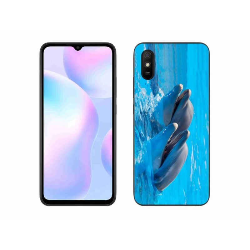 Gél borítás mmCase a Xiaomi Redmi 9A számára - delfinek