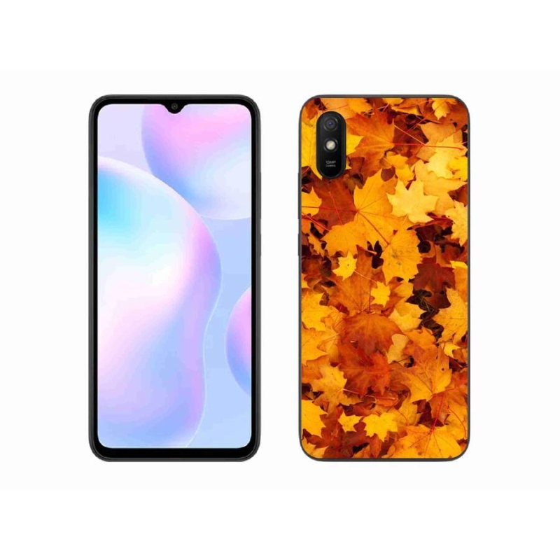 Gél borítás mmCase a Xiaomi Redmi 9A számára - juharlevelek