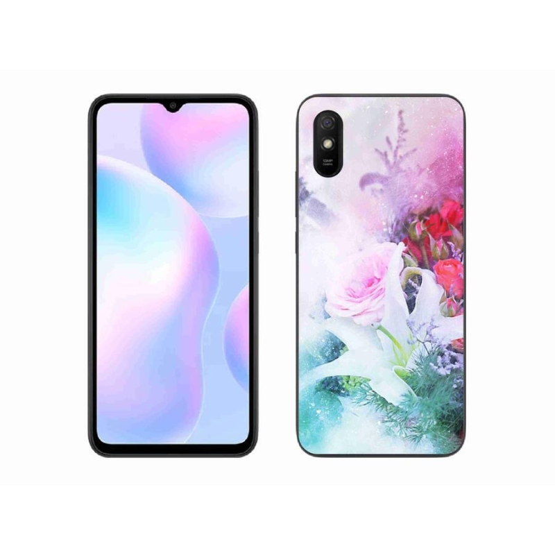 Gél borító mmCase a Xiaomi Redmi 9A - virágok 4