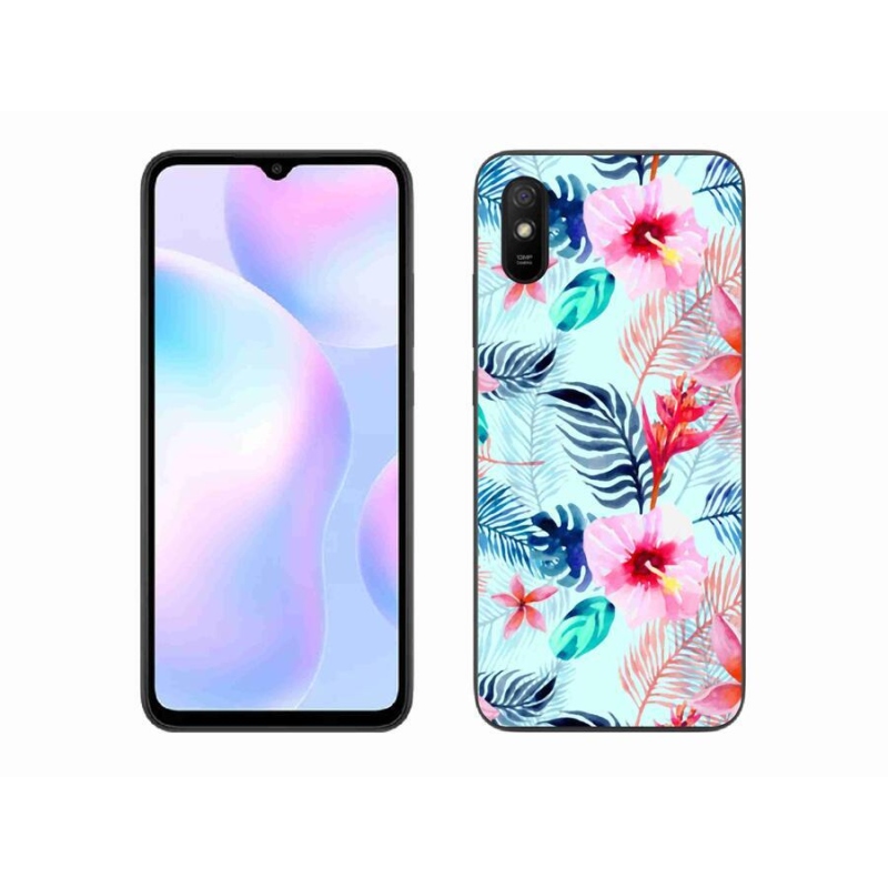 Gél borítás mmCase a Xiaomi Redmi 9A számára - virágok