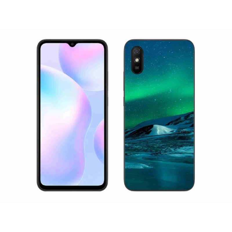 Gél borító mmCase a Xiaomi Redmi 9A számára - sarki fény