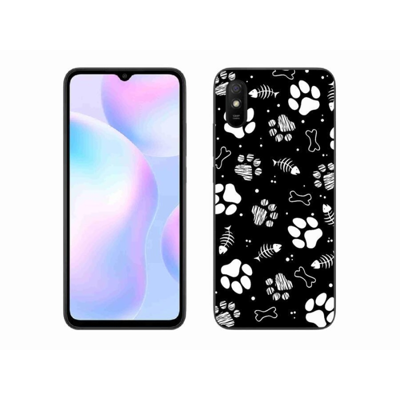 Gél borítás mmCase a Xiaomi Redmi 9A számára - kutyamancsok
