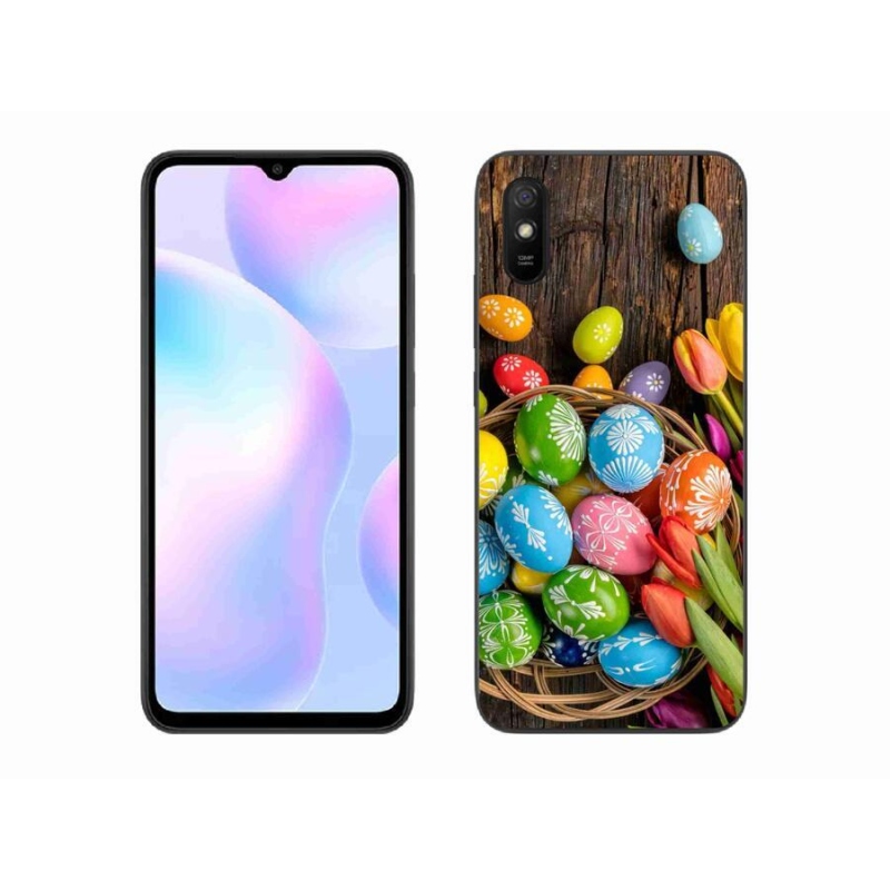 Gél borítás mmCase a Xiaomi Redmi 9A számára - Húsvéti tojások