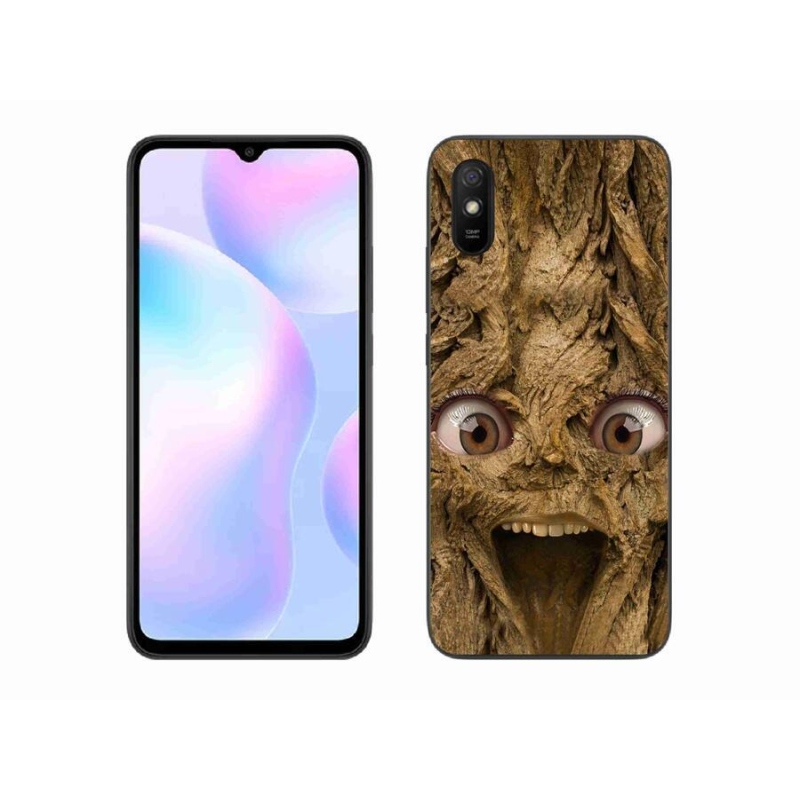 Gél borítás mmCase a Xiaomi Redmi 9A számára - vidám fa szemekkel