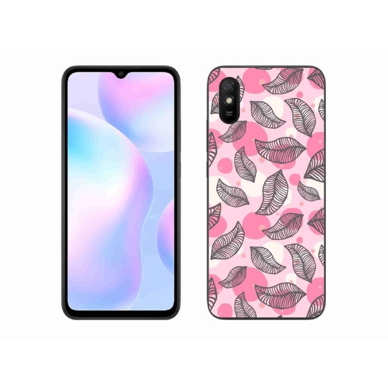 Gél borítás mmCase a Xiaomi Redmi 9AT-hoz - rajzfilmes hulló levelek