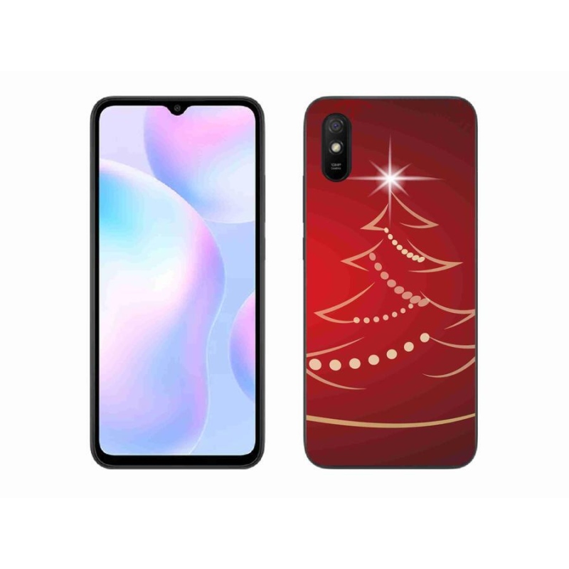 Gél borító mmCase a Xiaomi Redmi 9AT-hoz - karácsonyfa karikatúra