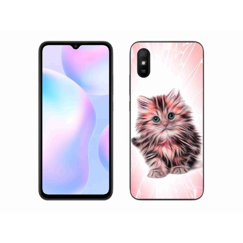 Gél borító mmCase a Xiaomi Redmi 9AT-hoz - aranyos cica