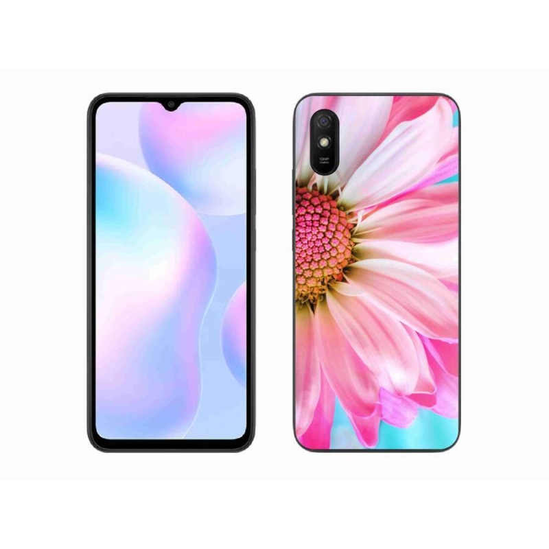 Gél borítás mmCase a Xiaomi Redmi 9AT-hoz - rózsaszín virág