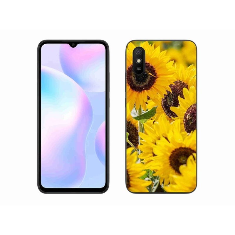 Gél borítás mmCase a Xiaomi Redmi 9AT-hoz - Napraforgó