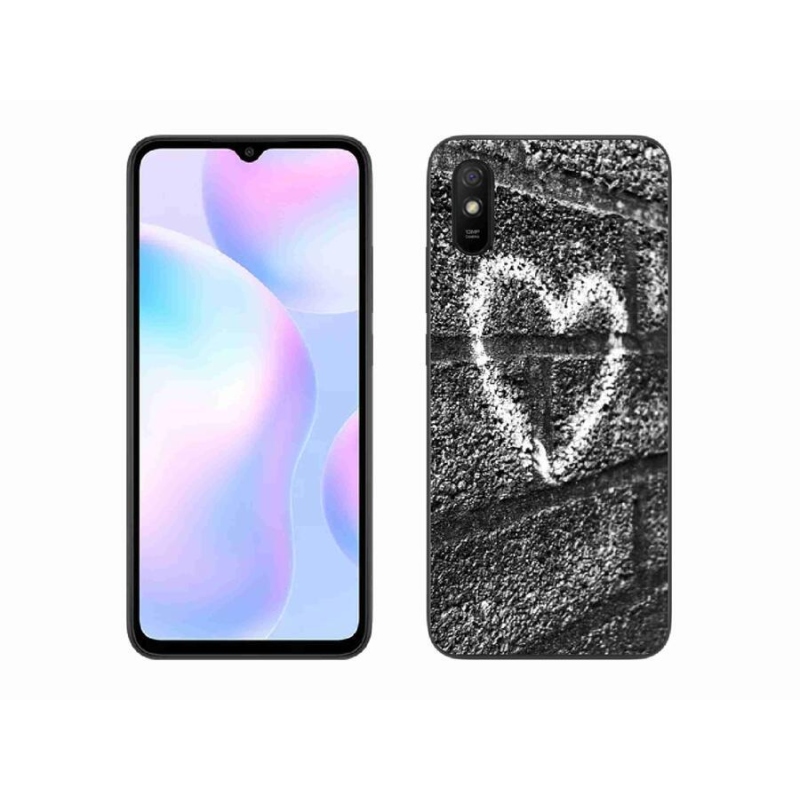 Gél borítás mmCase a Xiaomi Redmi 9AT-hoz - szív a falon