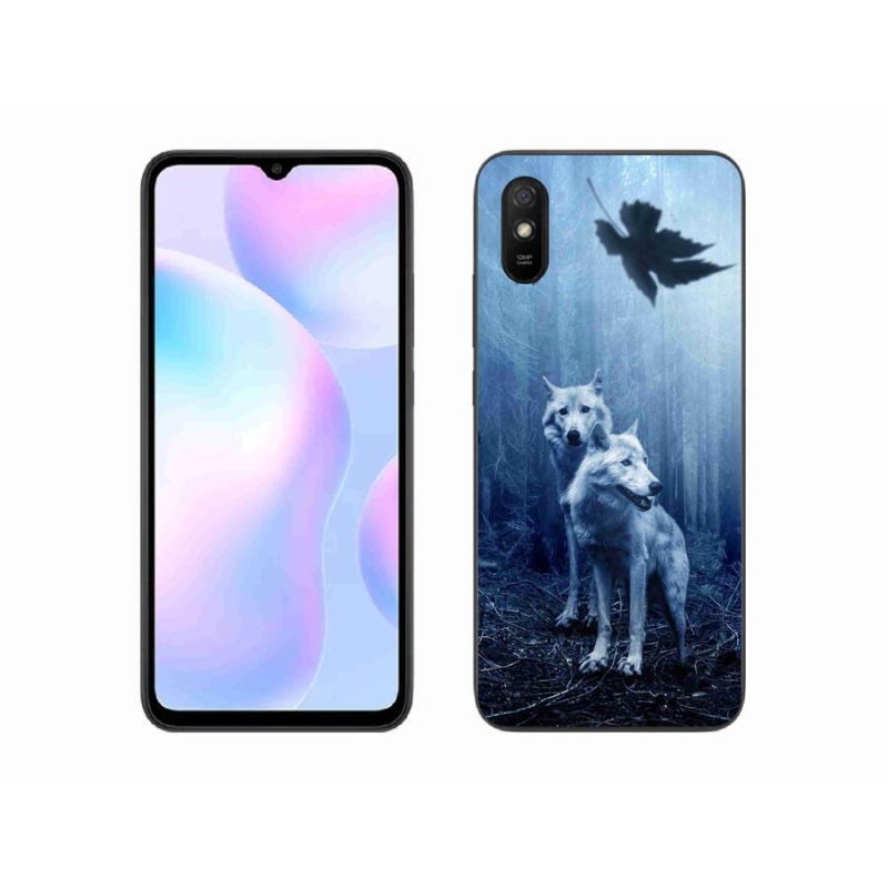 Gél borítás mmCase a Xiaomi Redmi 9AT számára - farkasok az erdőben