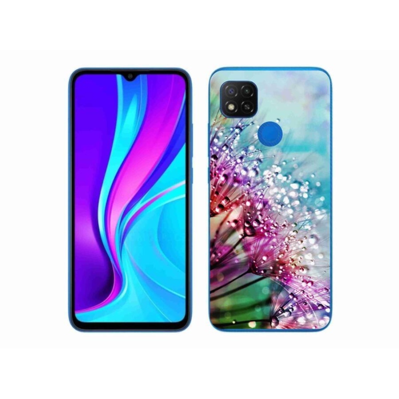 Gél borító mmCase a Xiaomi Redmi 9C-hez - színes virágok