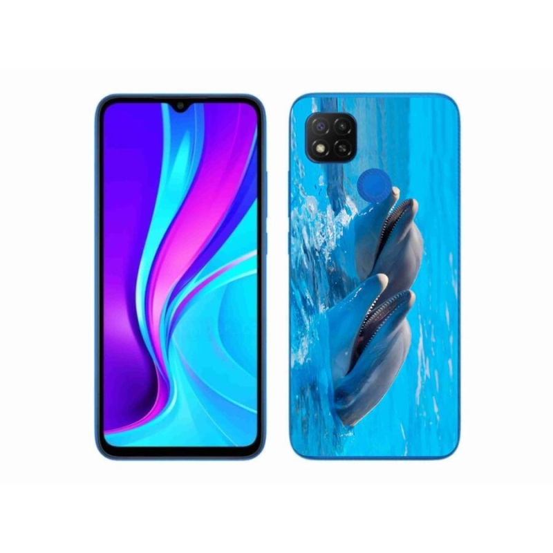 Gél borítás mmCase a Xiaomi Redmi 9C-hez - delfinek