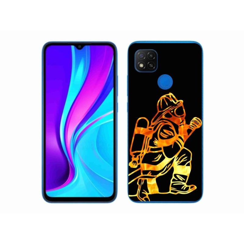 Gél borítás mmCase a Xiaomi Redmi 9C-hez - tűzoltó 1