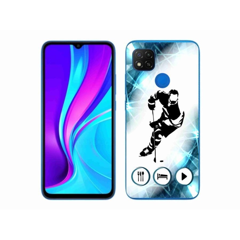 Gél borítás mmCase a Xiaomi Redmi 9C számára - hoki 1