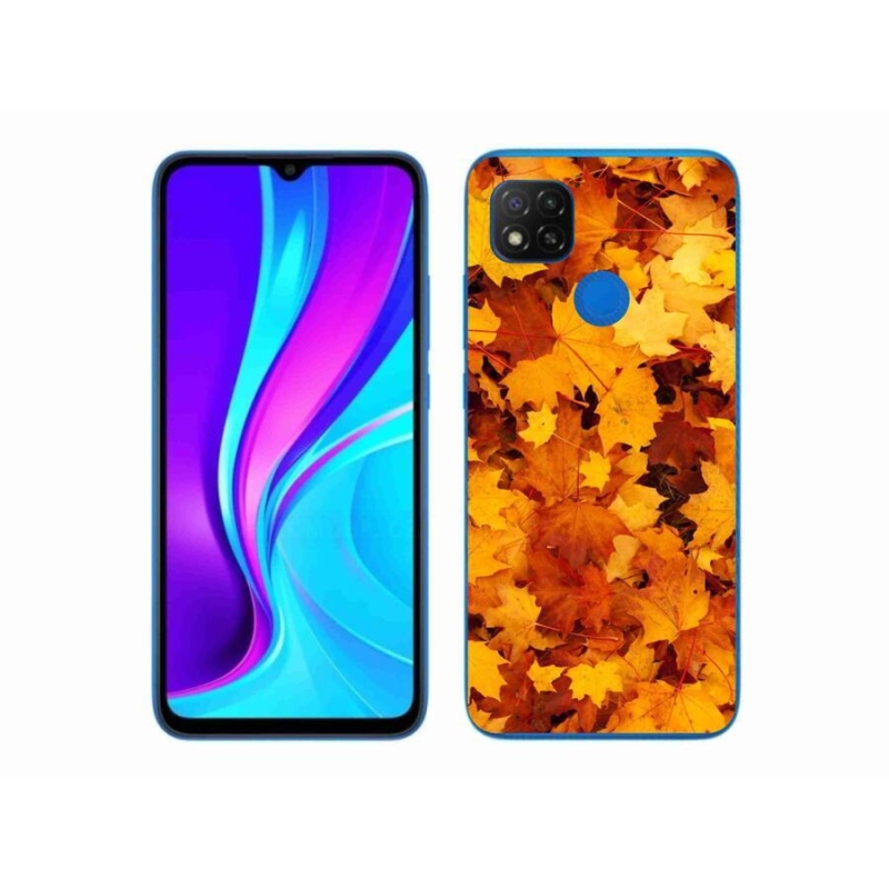 Gél borítás mmCase a Xiaomi Redmi 9C-hez - juharlevelek