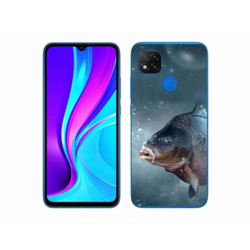 Gél borítás mmCase a Xiaomi Redmi 9C-hez - ponty és buborékok