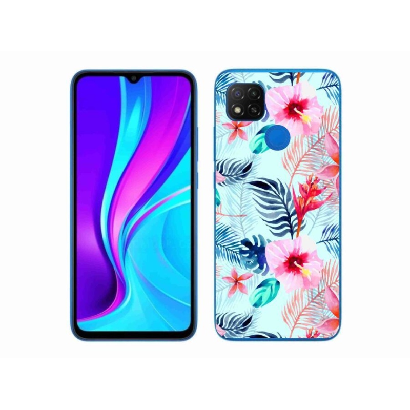 Gél borítás mmCase a Xiaomi Redmi 9C-hez - virágok