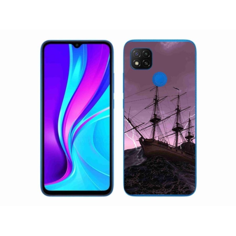 Gél borítás mmCase a Xiaomi Redmi 9C-hez - hajó a viharban
