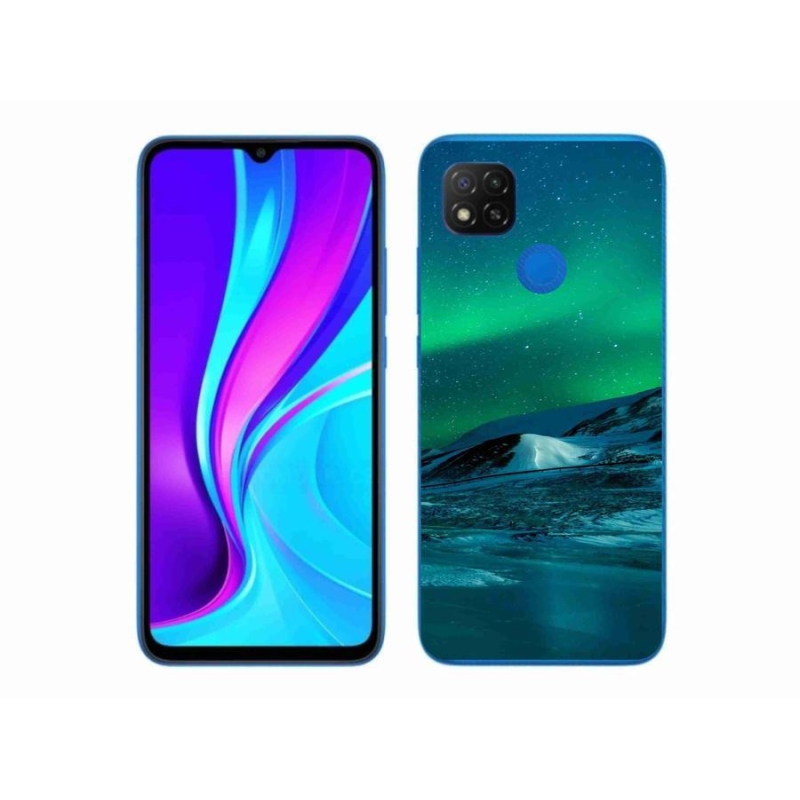 Gél borító mmCase a Xiaomi Redmi 9C-hez - sarki fény