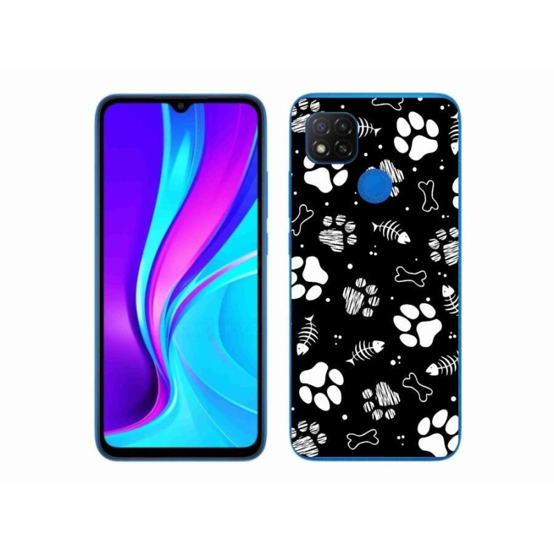 Gél borítás mmCase a Xiaomi Redmi 9C-hez - kutyamancsok