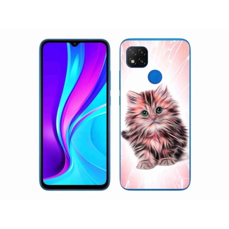 Gél borítás mmCase a Xiaomi Redmi 9C-hez - aranyos cica