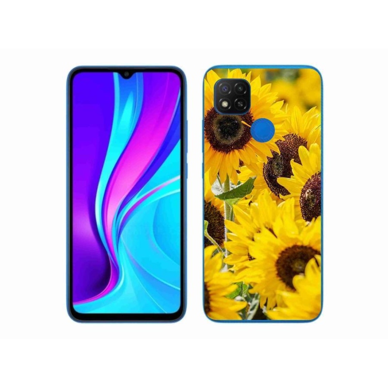 Gél borítás mmCase a Xiaomi Redmi 9C-hez - Napraforgó