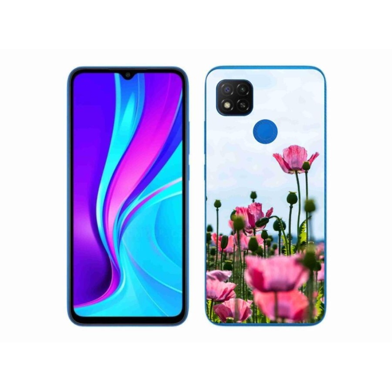 Gél borító mmCase a Xiaomi Redmi 9C-hez - mákos