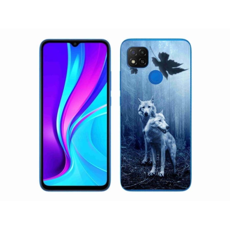Gél borítás mmCase a Xiaomi Redmi 9C-hez - farkasok az erdőben