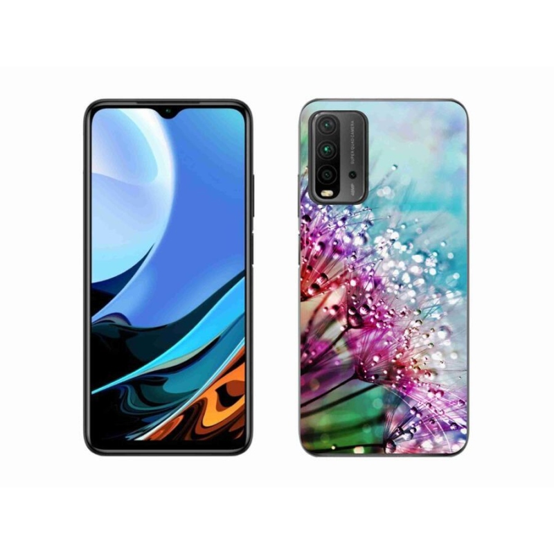 Gél borítás mmCase a Xiaomi Redmi 9T-hez - színes virágok