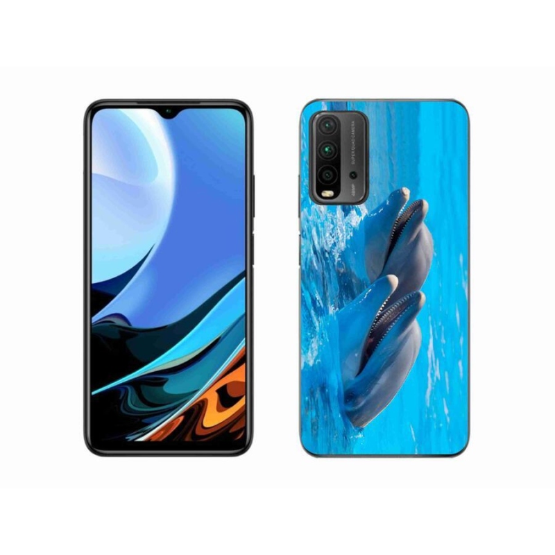 Gél borítás mmCase a Xiaomi Redmi 9T-hez - delfinek