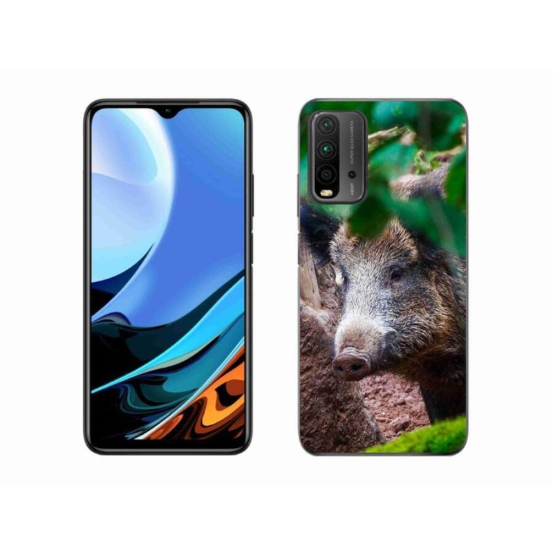 Gél borítás mmCase a Xiaomi Redmi 9T-hez - vaddisznó