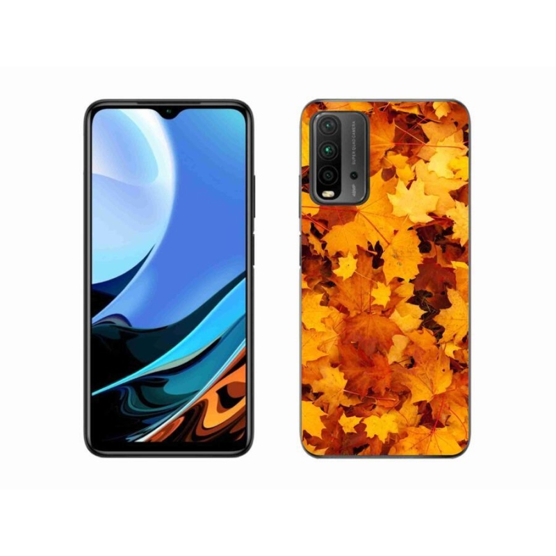 Gél borítás mmCase a Xiaomi Redmi 9T-hez - juharlevelek