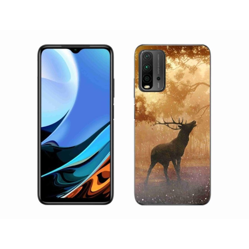 Gél borítás mmCase a Xiaomi Redmi 9T-hez - szarvas a vadászaton
