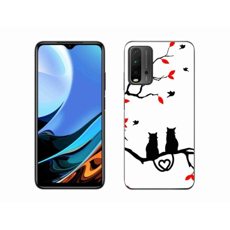 Gél borítás mmCase a Xiaomi Redmi 9T-hez - macska szeretet