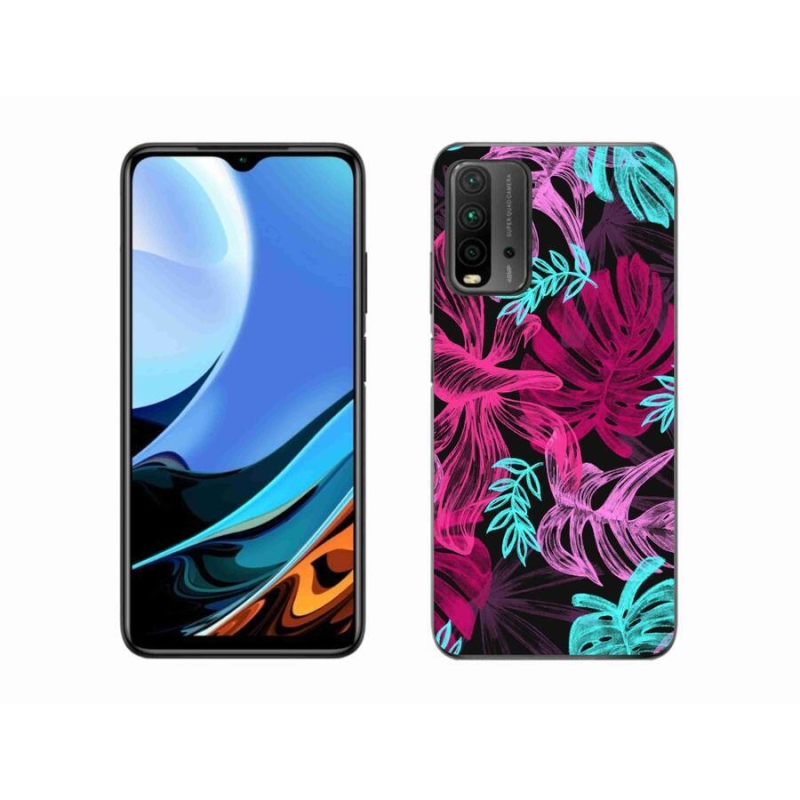 Gél borítás mmCase a Xiaomi Redmi 9T-hez - virágok 1
