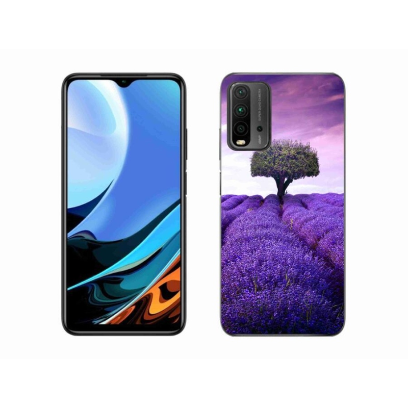 Gél borítás mmCase a Xiaomi Redmi 9T-hez - levendula rét