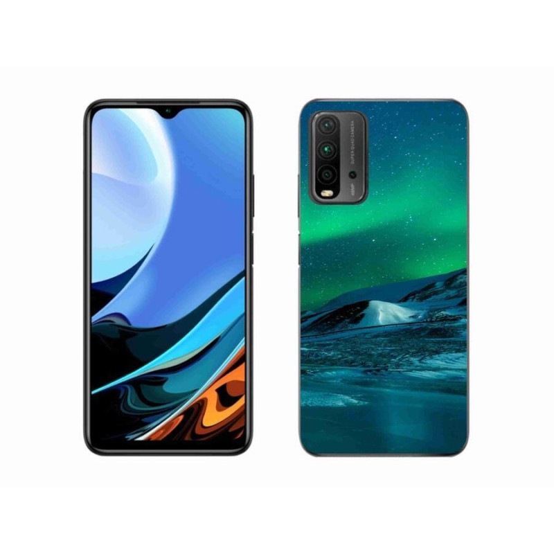 Gél borító mmCase a Xiaomi Redmi 9T-hez - sarki fény