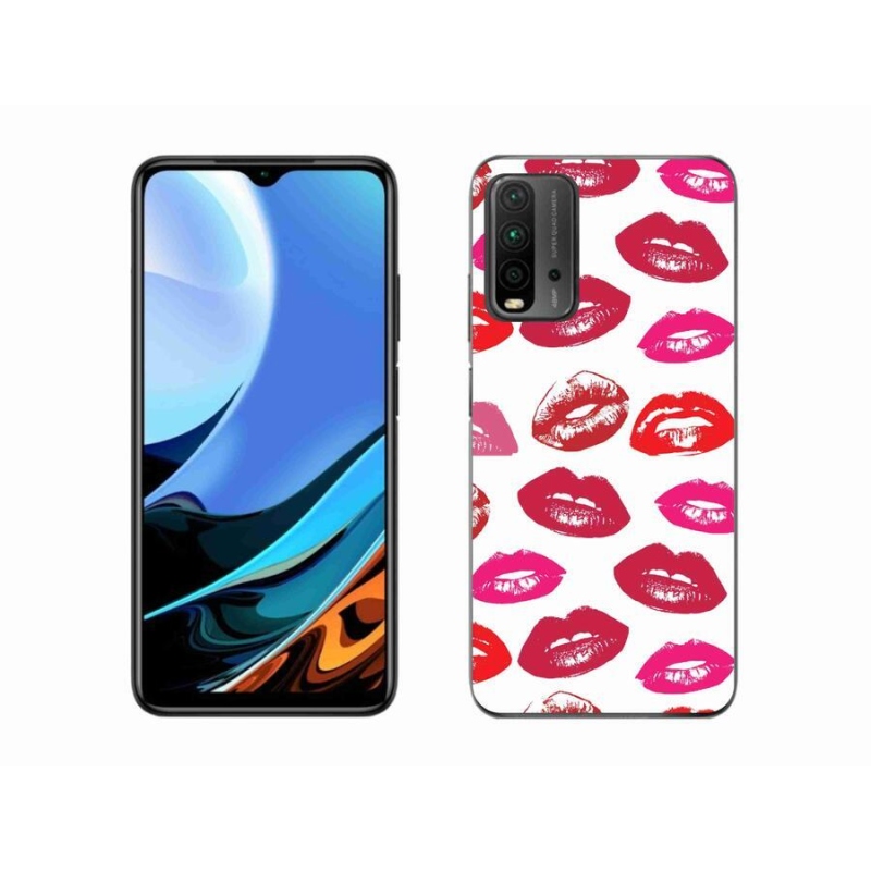 Gél borítás mmCase a Xiaomi Redmi 9T számára - ajkak