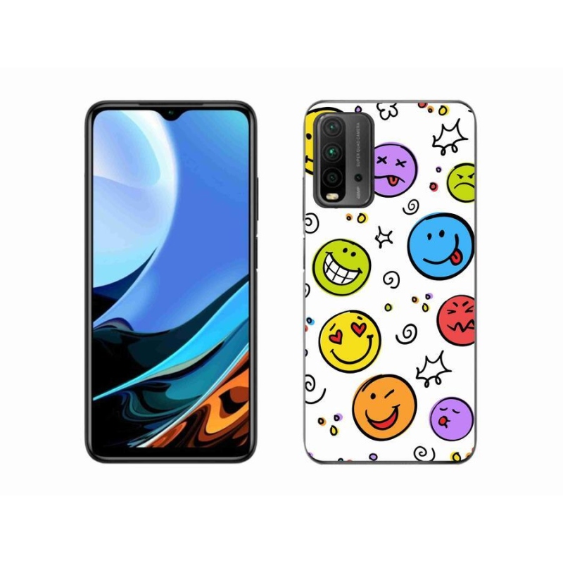 Gél borítás mmCase a Xiaomi Redmi 9T-hez - smiley-k