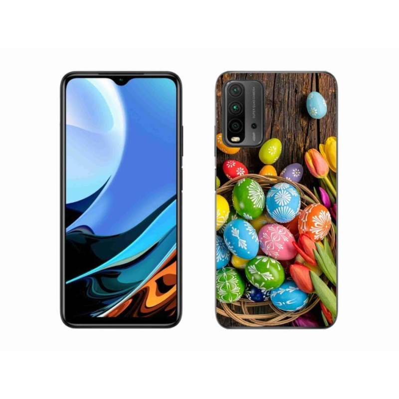 Gél borítás mmCase a Xiaomi Redmi 9T-hez - Húsvéti tojások