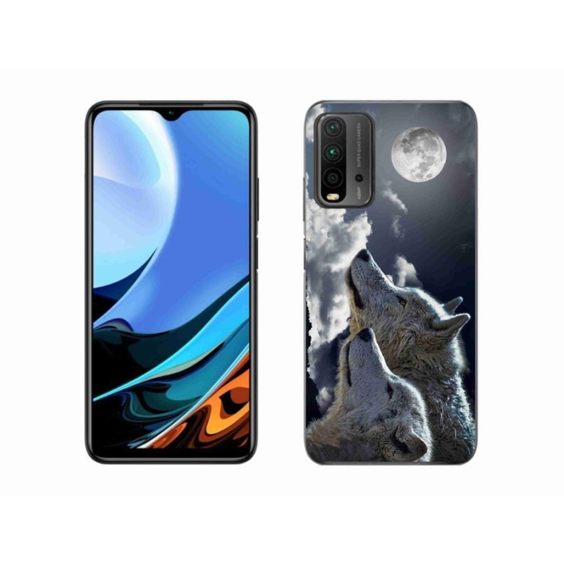 Gél borítás mmCase a Xiaomi Redmi 9T-hez - farkasok