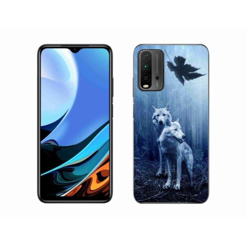 Gél borítás mmCase a Xiaomi Redmi 9T-hez - farkasok az erdőben